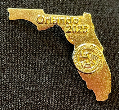 Golden Era Pin - NFRW 43rd Biennial Convention