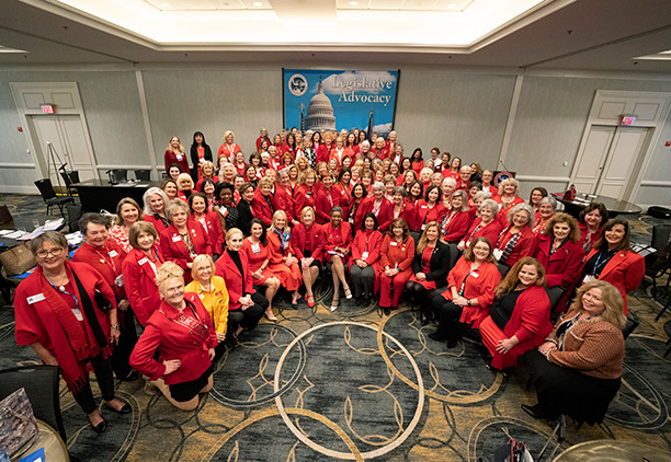 The official photo of NFRW Legislative Day, 2022.