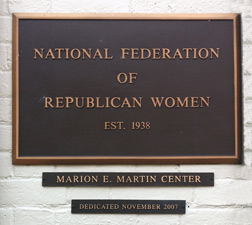 National Federation of Republican Women, Est. 1938, Marion E. Martin Center, Dedicated November 2007