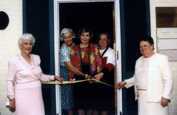 Headquarters ribbon cutting, early 1990s Headquarters ribbon cutting, early 1990s