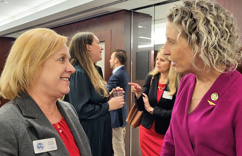 Eileen Sobjack and Jen Kiggans